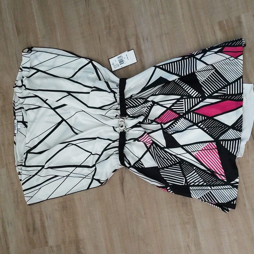 Silky dress with slip